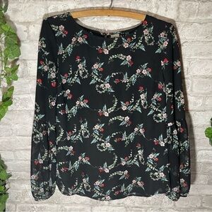 Lauren‎ Conrad Top Women’s Sz S Snow White Sequin Apple Top